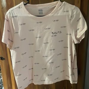 Vans Brest cancer awareness crop top